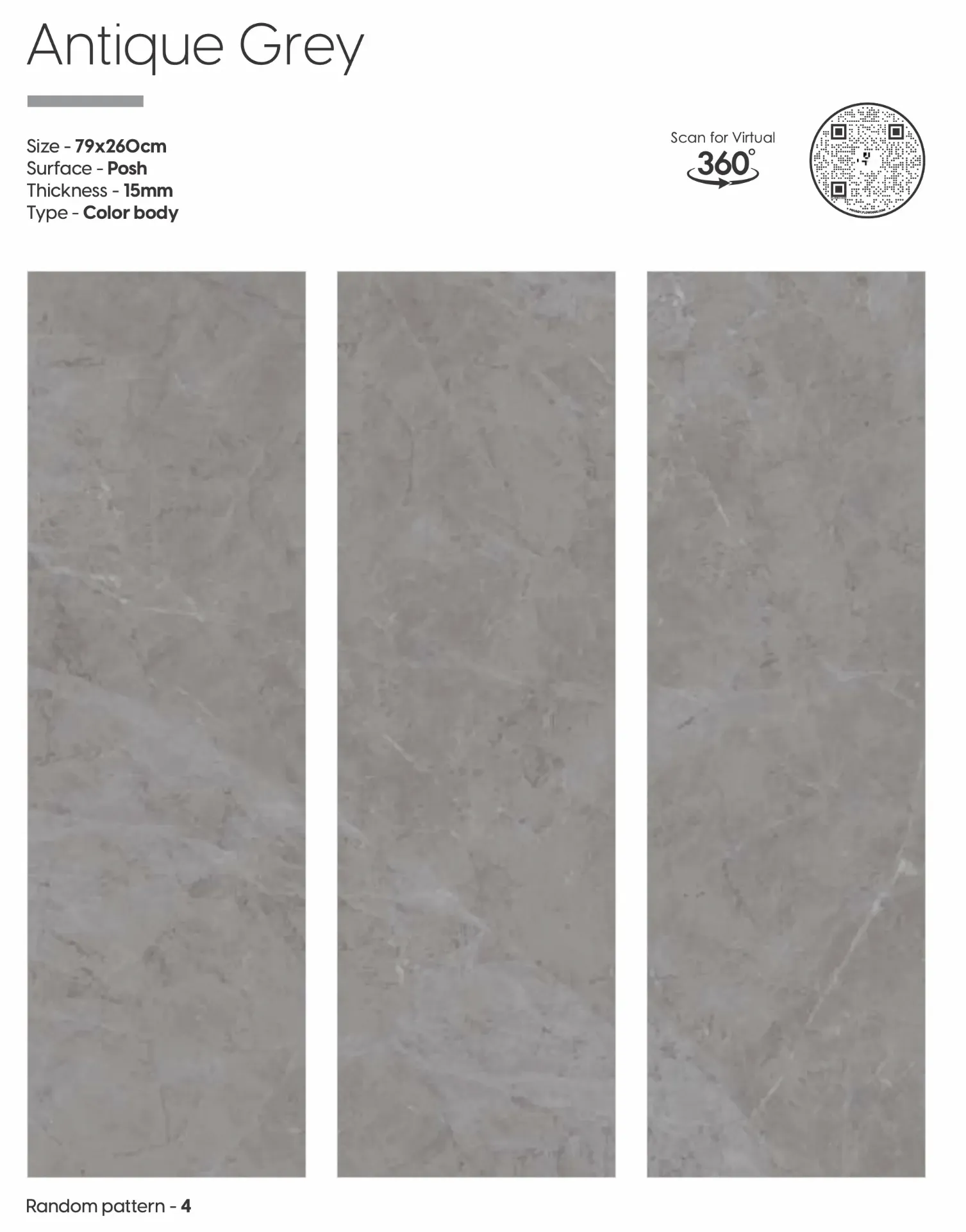 Antique Grey PSH 790x2600x15