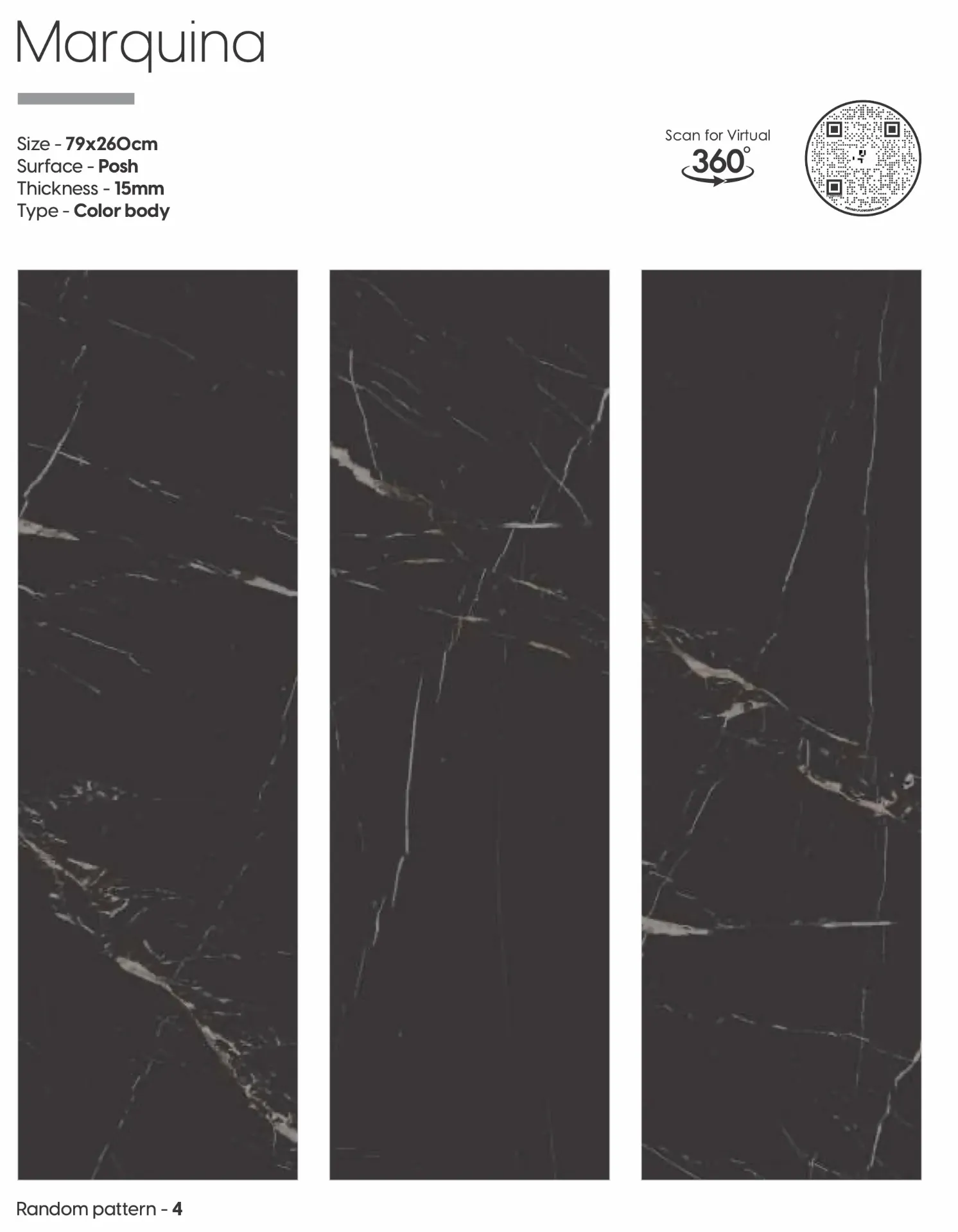 Marquina PSH 790x2600x15