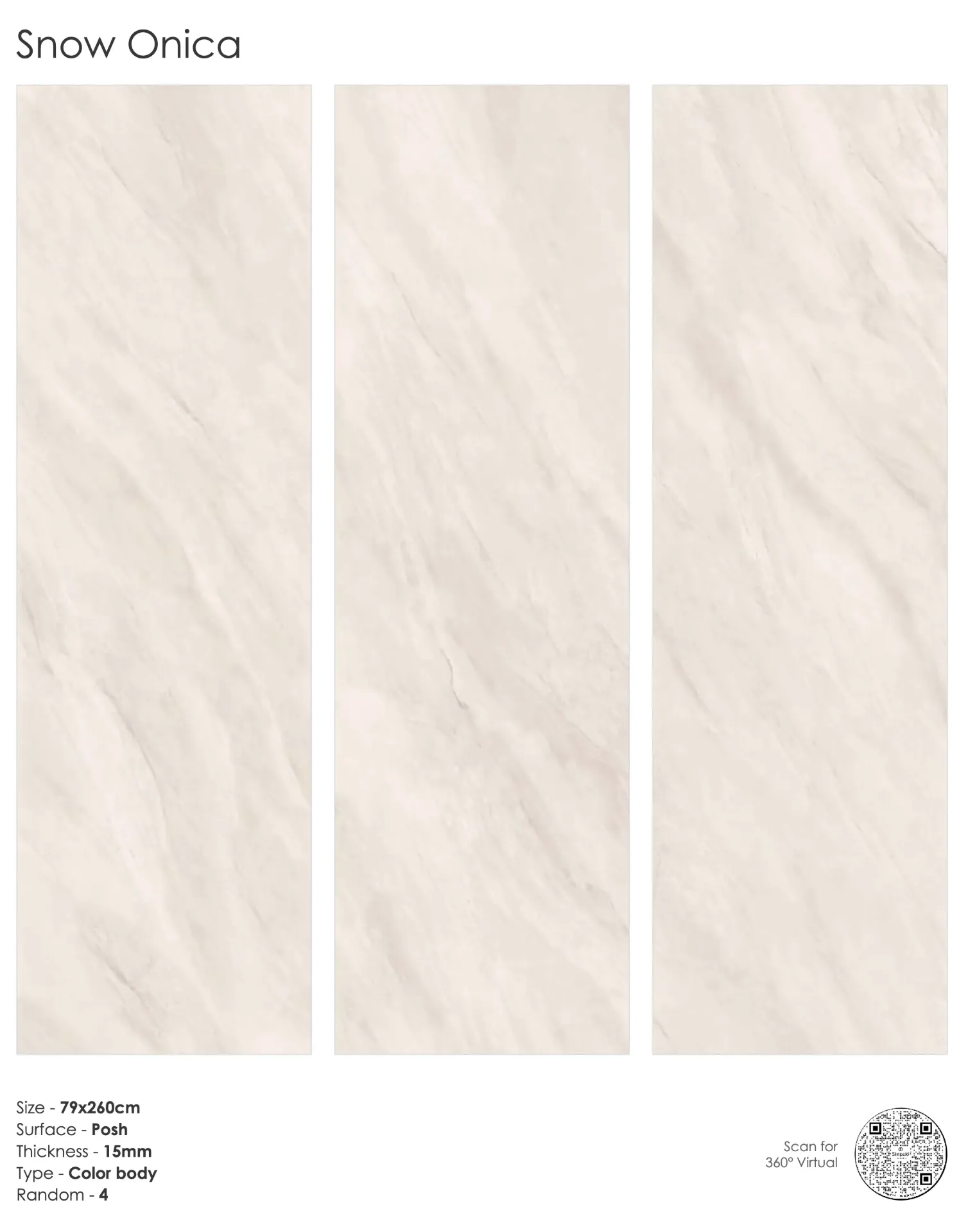 Snow Onica PSH 790x2600x15