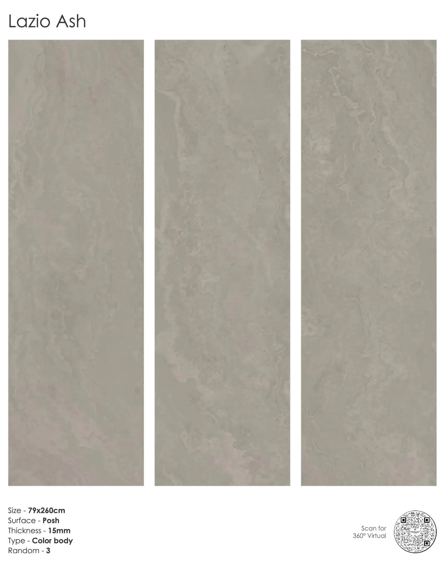 Lazio Ash PSH 790x2600x15