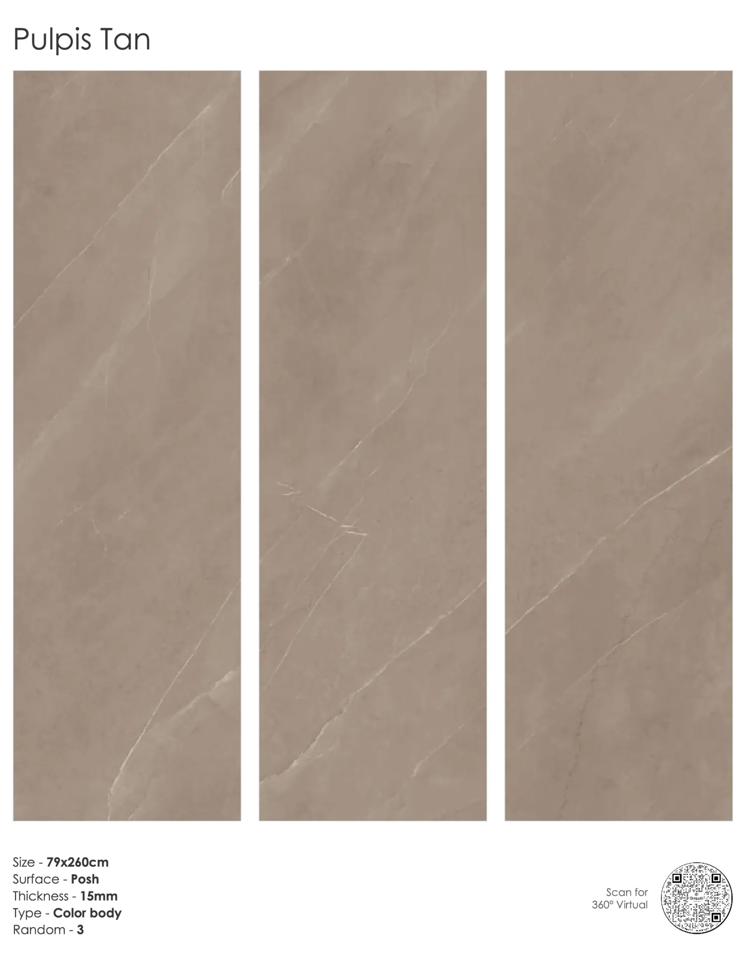 Pulpis Tan PSH 790x2600x15