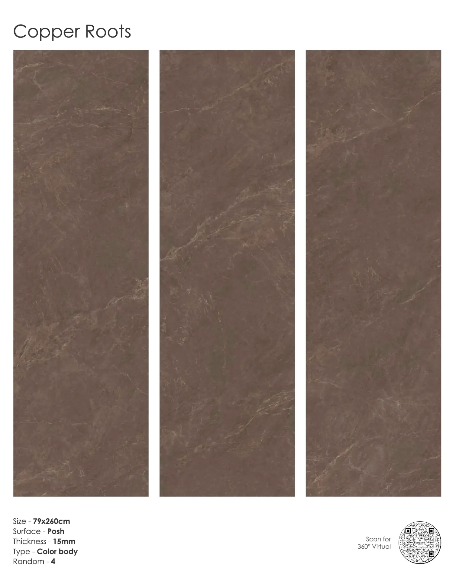 Copper Roots PSH 790x2600x15